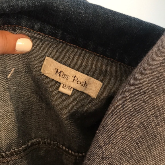 Cropped style jean jacket - Picture 7 of 8